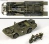 Academy 13408 M3 HALF TRACK & 1/4ton AMPHIBIAN VEHICLE (1:72)